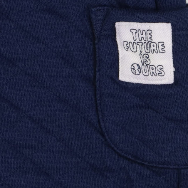 Jogger and Sweater Navy Quilted Let's Build A Home