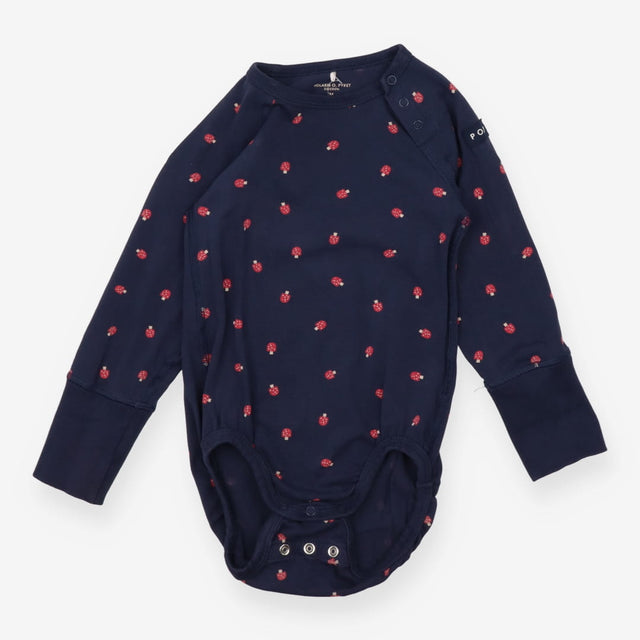 Navy bodysuit with toadstool