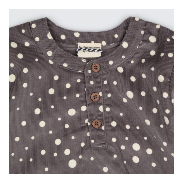 T-shirt grey cord scatter dots