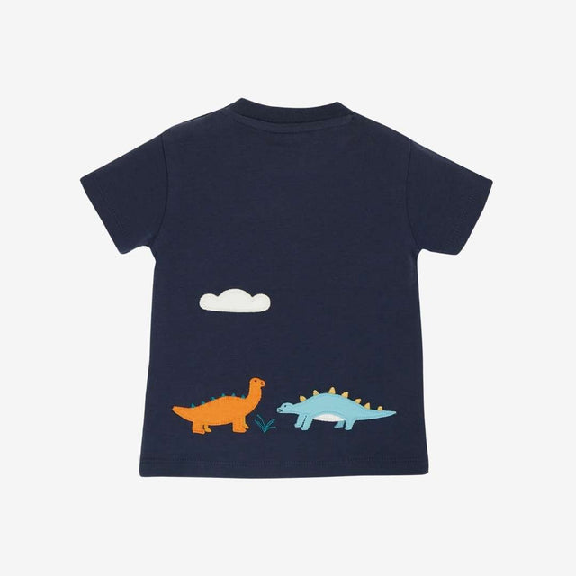 James applique t-shirt jurassic coast