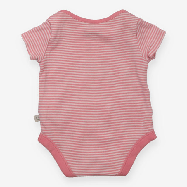Bodysuit Pink Stripe Fairy and Butterfly