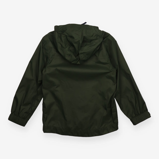 Dark green raincoat unlined