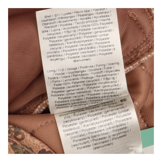 Jacket brown floral thermo