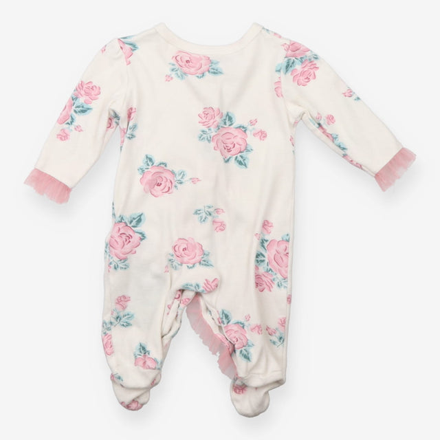 Sleepsuit white roses Catherine Malandrino