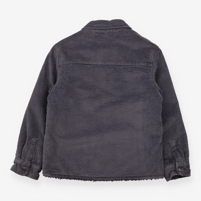 Grey Cord Collared Jacket