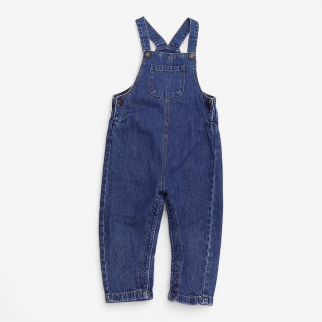 Dungarees Baby Denim with Brass Poppers