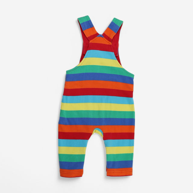 Dungarees rainbow striped