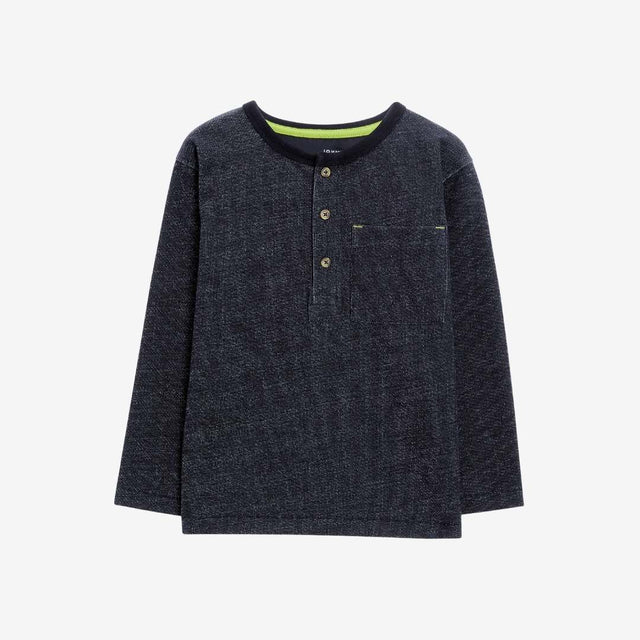 Grey Henley Top