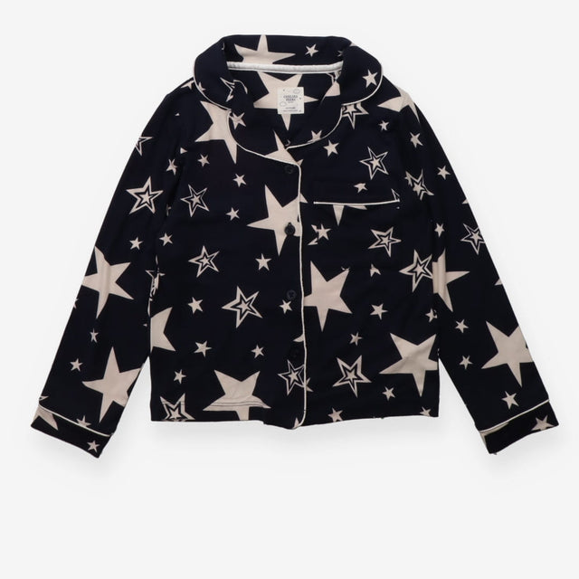 Collar Top Pyjama navy with Stars