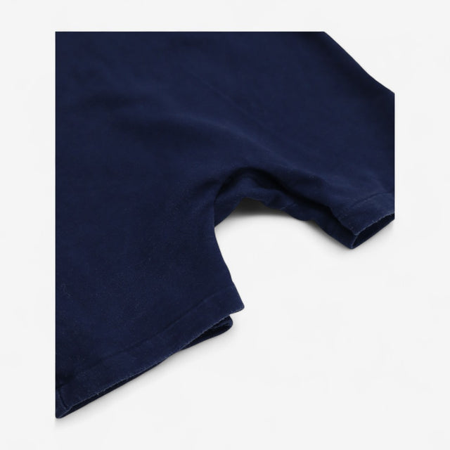 Dungarees Shortie Navy with Triceratops