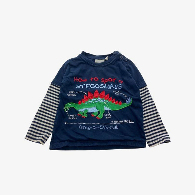 Blue Stegosaurus T-shirt