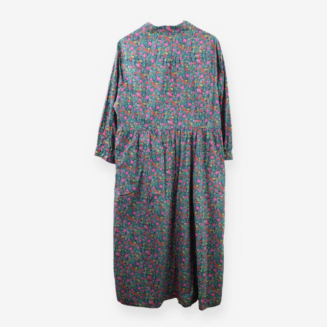 Floral Shirt Dress Muthahood