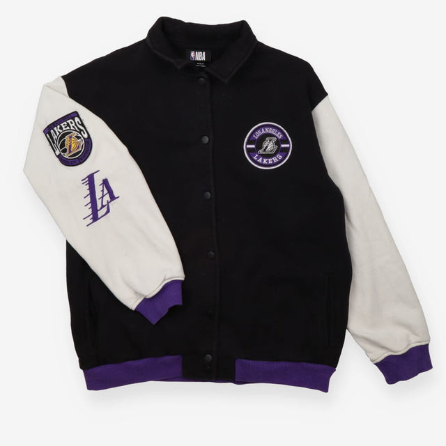 LA Lakers Black Jersey Jacket