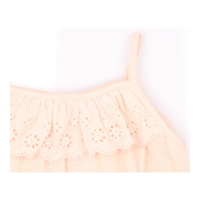 Waffle Rompers Light Teal and Peach 2-Packs