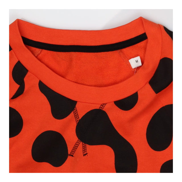 Spot the leopard jersey sweater