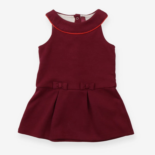 Burgundy Pinafore - Cadet Rousselle