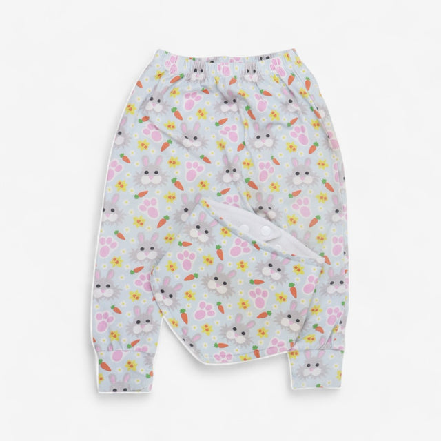 My little flamingo Easter bunny leggings and bib