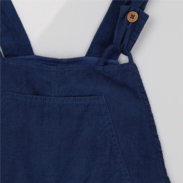 Navy cord dungarees
