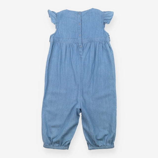Playsuit blue chambray denim