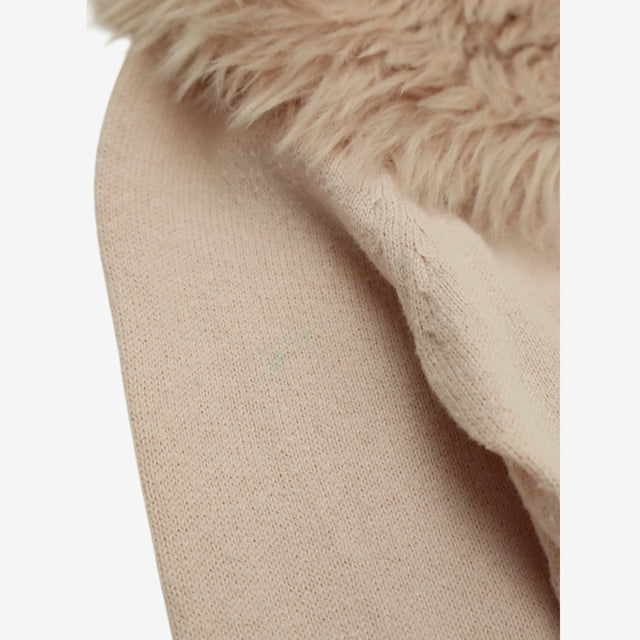 Bolero Pink Fur Collared