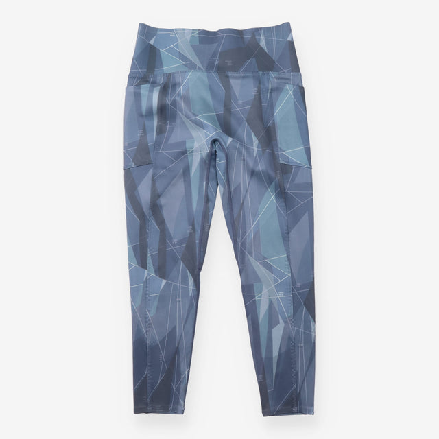 Super Sculpt 7/8 Leggings Geometric Print Slate Bl