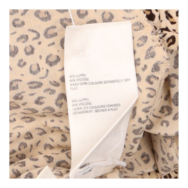 Leopard Animal Print V Neck Wrap Waist Ju