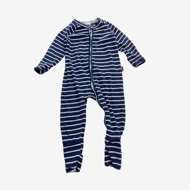 Blue and White Stripe Wondersuit