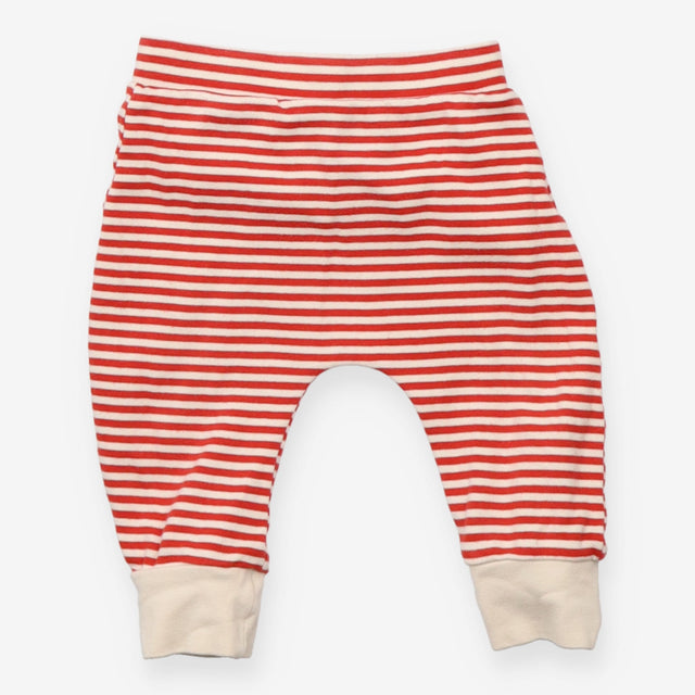 Leggings red white striped