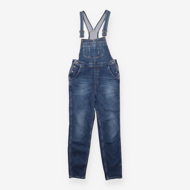 Dungarees Blue Vintage Wash Denim Overalls