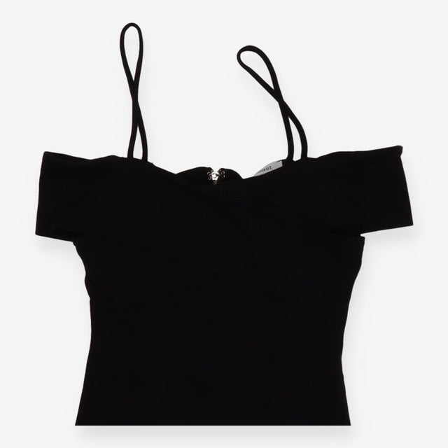 Off The Shoulder Crossover Corset Top