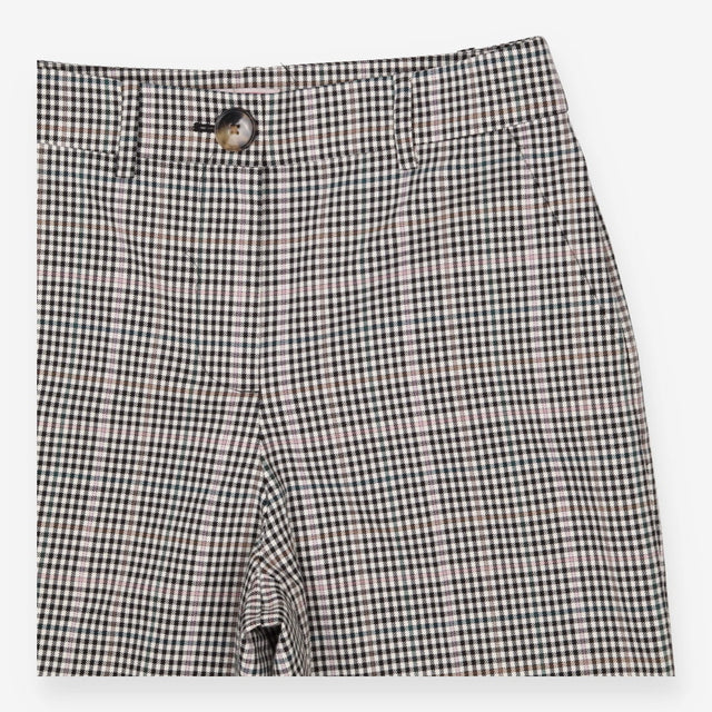 Kate Spade Houndstooth Tailored Trousers – Black &
