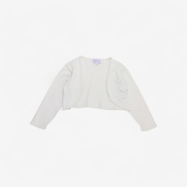 White Knit Cardigan