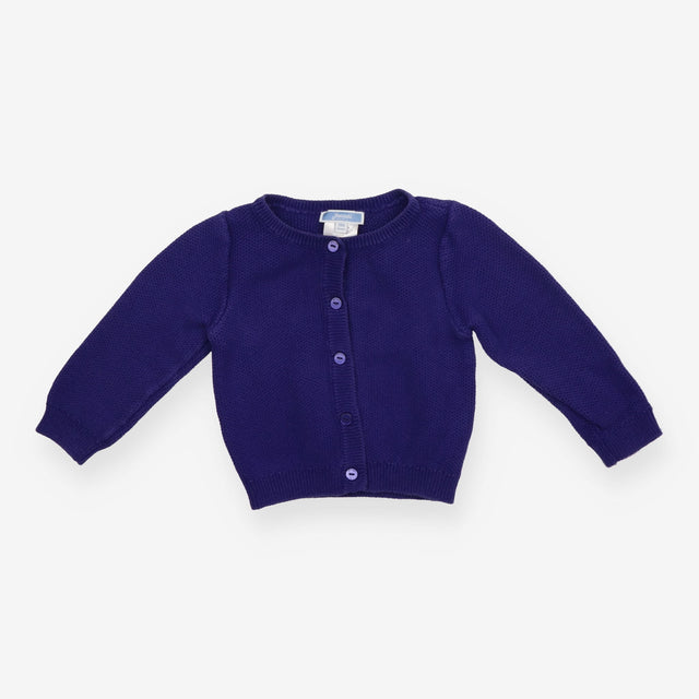 Purple Knit Cardigan