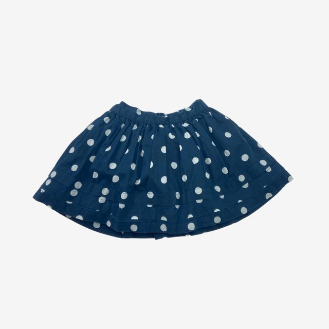 Blue Polkadot Skirt