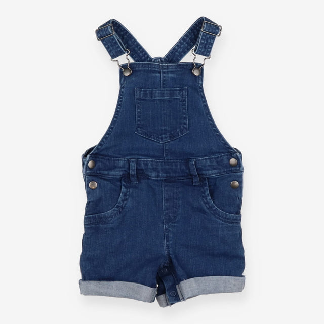 Blue Denim Shortie Dungarees