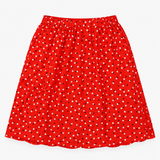 Mini Skirt Red Polka Dot