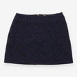 Skirt Black Purple Patterned Jacquard Textured A-L