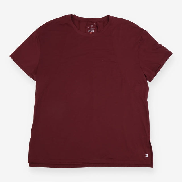 Burgundy Relaxed Short Sleeve T-Shirt