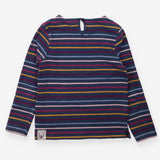 Blue Long Sleeve Colourful Stripes