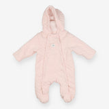 Jersey Pramsuit Pink Quilted with Elephant