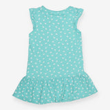 Green butterflies dress