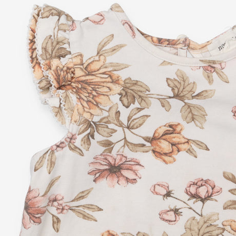 T-Shirt Floral Print with Frills