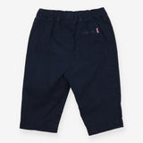 Trouser Pull On Navy  Back Pocket French Flag