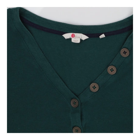 Boden Green Ribbed Henley Top