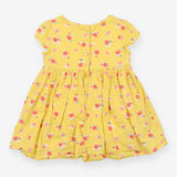 Dress Yellow Short Sleeve Bees