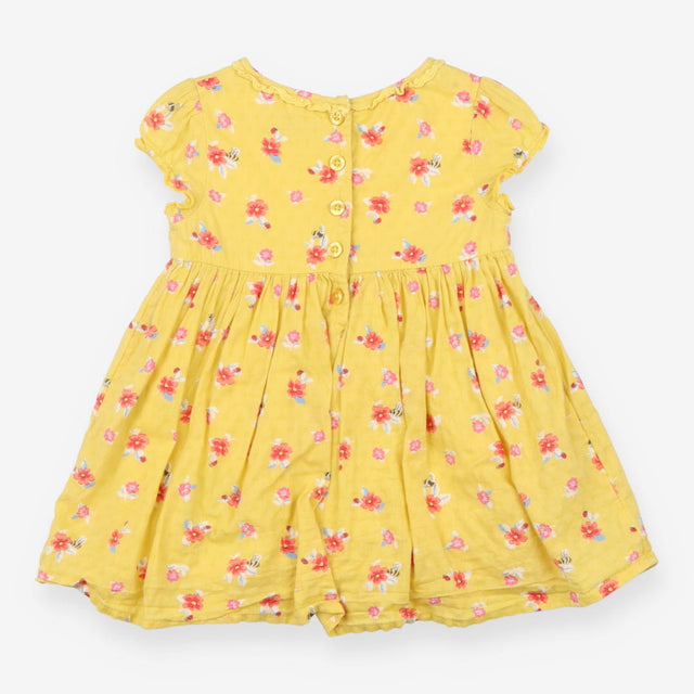 Dress Yellow Short Sleeve Bees