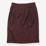 Mini Skirt Black Red Stripe Bow Detail A-Line