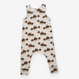 Jersey romper Cream with Acorns