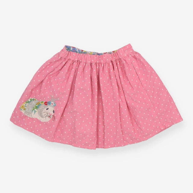 Skirt Cord Pink Guinea Pig Appliques