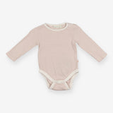 Long Sleeved Bodysuit Brown Striped 